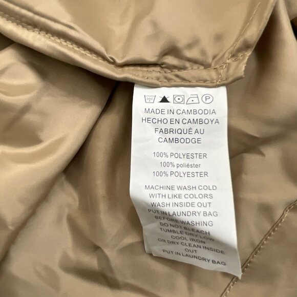 Michael Kors Women's Medium Khaki Hooded Lightweight Jacket - Picture 8 of 9